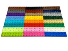 LEGO Parts 3034 (4pcs) Plate 2 x 8 2x8 Choose Color Bricks