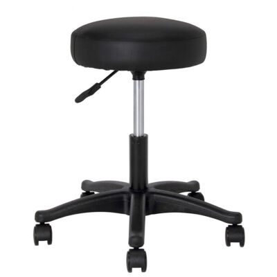 Sgabello Estetista Girevole Seduta Imbottita 10cm in Ecopelle - Main Image