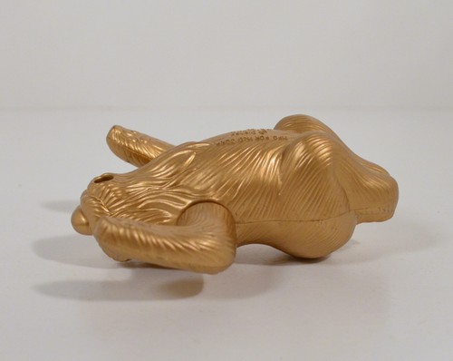 Figura de acción Gold Max Dog de 3,5" cuerda 1997 McDonald's #5 Disney Little Mermaid - Imagen 3 de 3