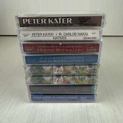 Peter Kater & R. Carlos Nakai Cassette Lot Of 8 Soul Nature Migration Natives