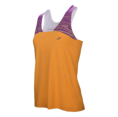 Babolat Performance Racerback Tank Top Womens Orange Uk Size XL #REF59