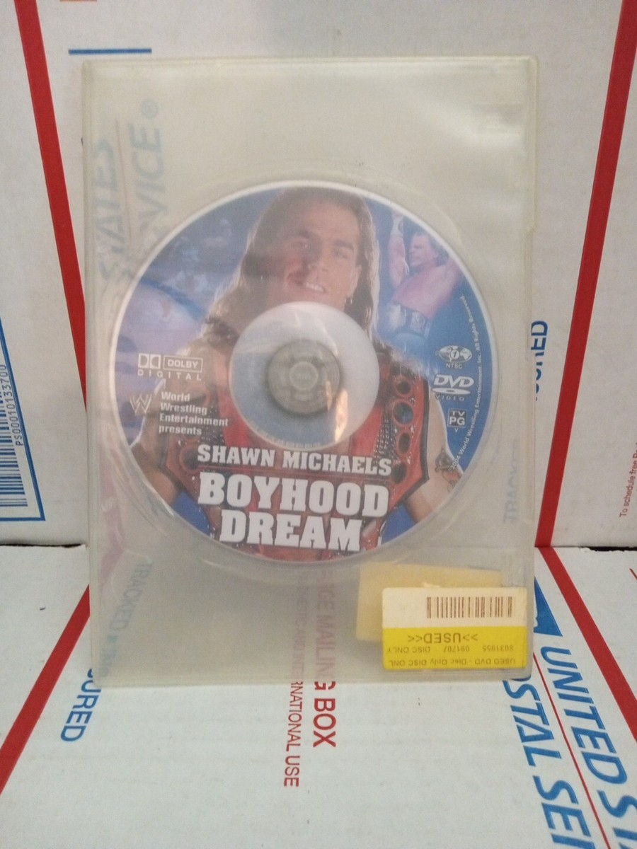 WWE: Shawn Michaels - Boyhood Dream - DVD Disc Only ~ Shelf204 | eBay