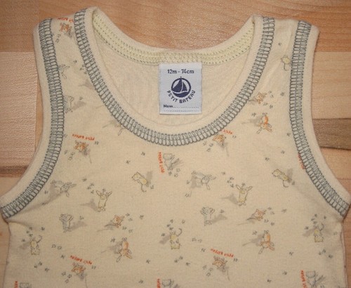 PETIT BATEAU, süsses 3teiliges Stramplerset (Strampler+2Bodys), Gr.1A/74 - Bild 11 von 14