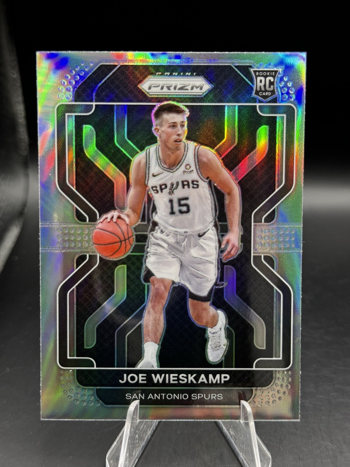 2021-22 Panini Prizm Silver Prizm #322 Joe Wieskamp (RC) Spurs