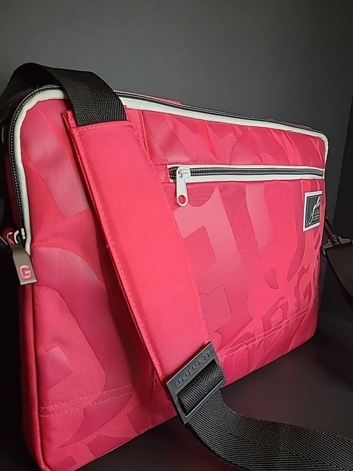 Bolso Electrónico Bandolera Móvil para Laptop Golla Genmob Generation 15x11" Rosa Negro Foto 2 de 4