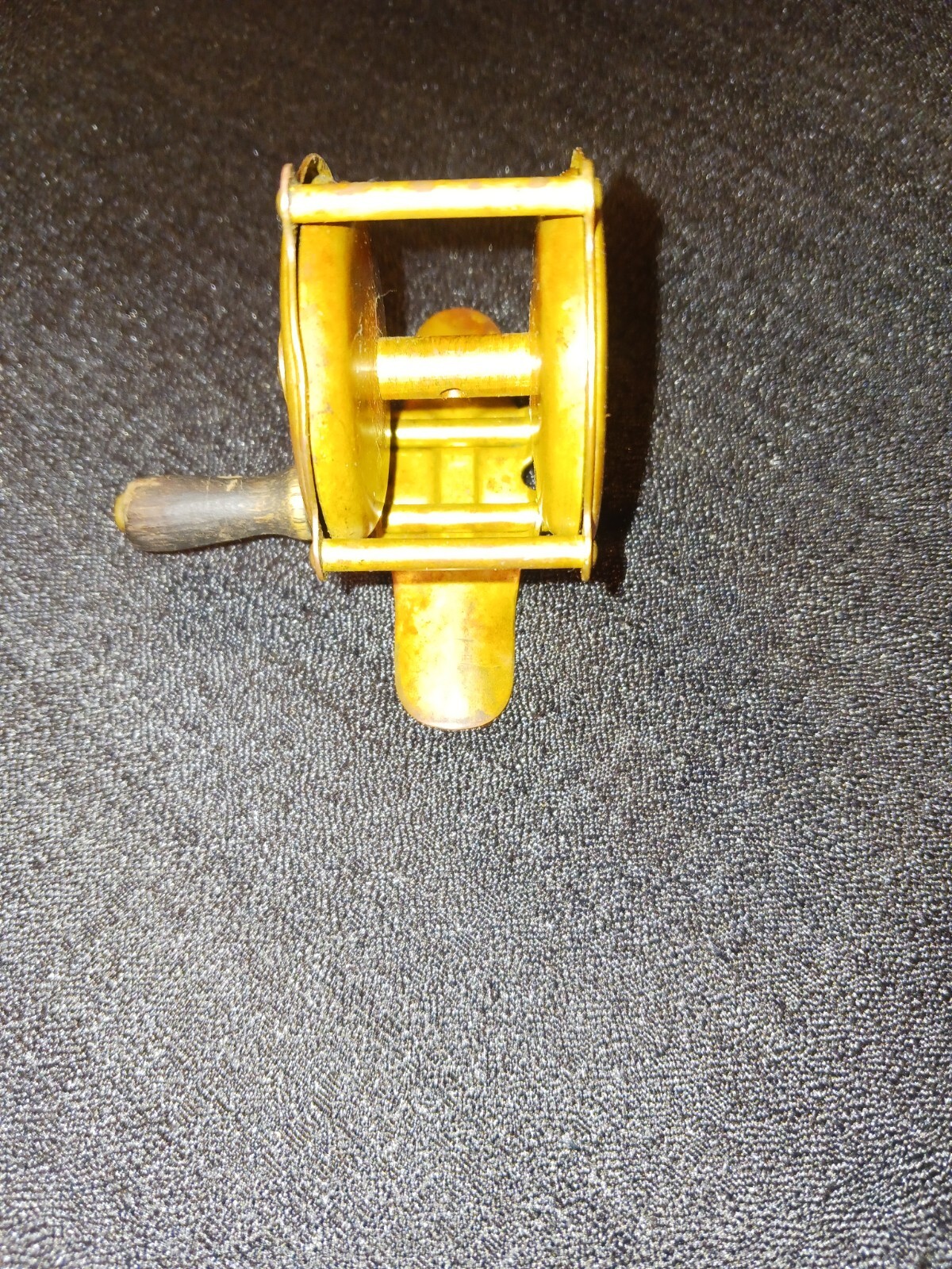 VINTAGE MINI BRASS FISHING REEL