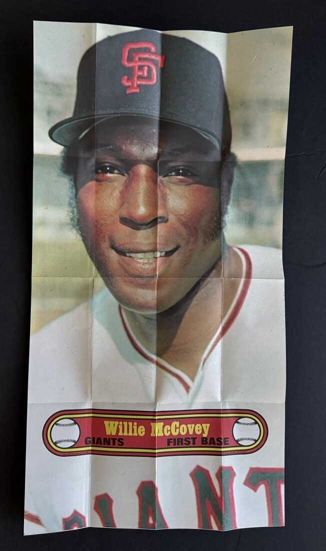 1972 Topps Posters Set-Break # 24 Willie McCovey *GMCARDS*