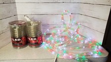 Three 9 Ft Rope Lights Multi Color LED