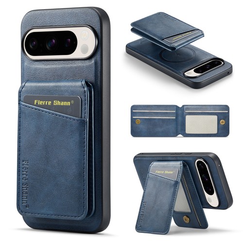 Für Google Pixel 7 8 9 Pro XL Magnet Leder Abnehmbar Wallet Case Hülle - Bild 14 von 25