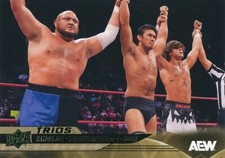 #87 SAMOA JOE/HOOK/KATSUYORI SHIBATA 2025 Upper Deck AEW Wrestling GOLD OPS