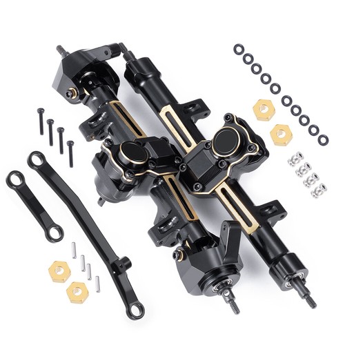 Brass Metal Front Rear Axle Extended Bridge for 1/24 Axial SCX24 90081 AXI00001 - Picture 9 of 25