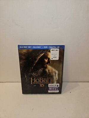 The Hobbit: The Desolation of Smaug 3D Blu-ray / Blu-Ray / DVD w/ slipcover