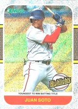 2021 Donruss Holo Blue Red PurpleI Insert singles