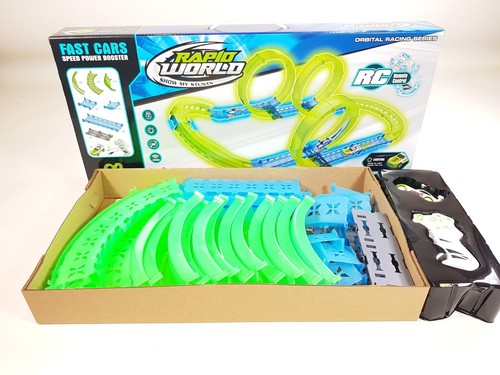 RC CAR RACE TRACK BUILD YOUR OWN DIY REMOTE CONTROL R/C 2.4 MODEL BATTLE SLOT UK - Picture 4 of 4
