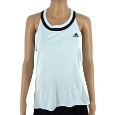 Adidas Women Light Blue Aeroready Club Tank Top Size XL
