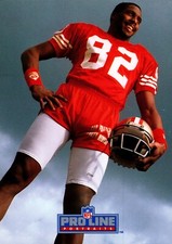 1991 Pro Line Portraits Football #213 John Taylor 48ers {Box21}