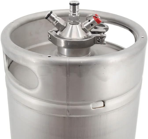 Homebrew Beer Ball Lock Adapter Tapping Head for Thead Sanke Kegs - 2 Inch Tri-C - Picture 8 of 8