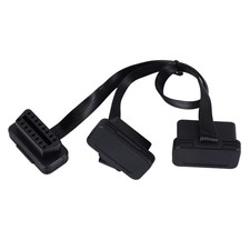 OBDII Extension Dual Connector Y Splitter OBD2 16PIN Male to Female7901