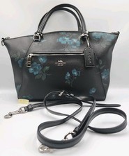 Coach Women's Prairie Floral Print Satchel With Shoulder Straps Beautiful 