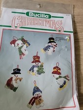 Bucilla Christmas Snow Babies Felt Christmas Ornaments 82742