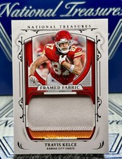 2025 National Treasures Travis Kelce Framed Fabric,SSP#/49,CHIEFS 3xSB Champ🏆🔥