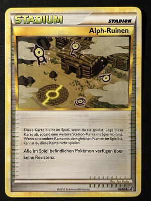 Pokemon Alph-Ruinen 76/90 HG&SS Unerschrocken Uncommon DE NM-Mint