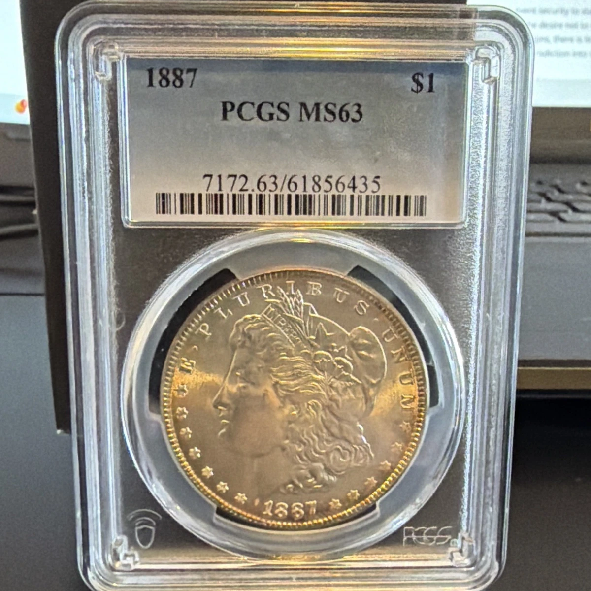 MS 63 Graded 1887 Year Morgan US Dollars (1878-1921) for sale | eBay