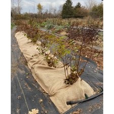 Rocky Mountain Farms 3’ x 150’ Natural Burlap Roll – Garden & Craft Fabric