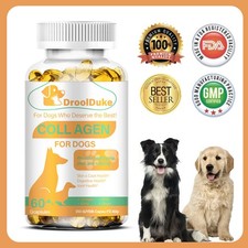 Collagen Supplement for dog treatment 60 capsules with biotin, Boosting Immunity