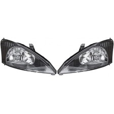 For Ford Focus Headlight Assembly 2003 2004 Pair Passenger And Driver Side Capa