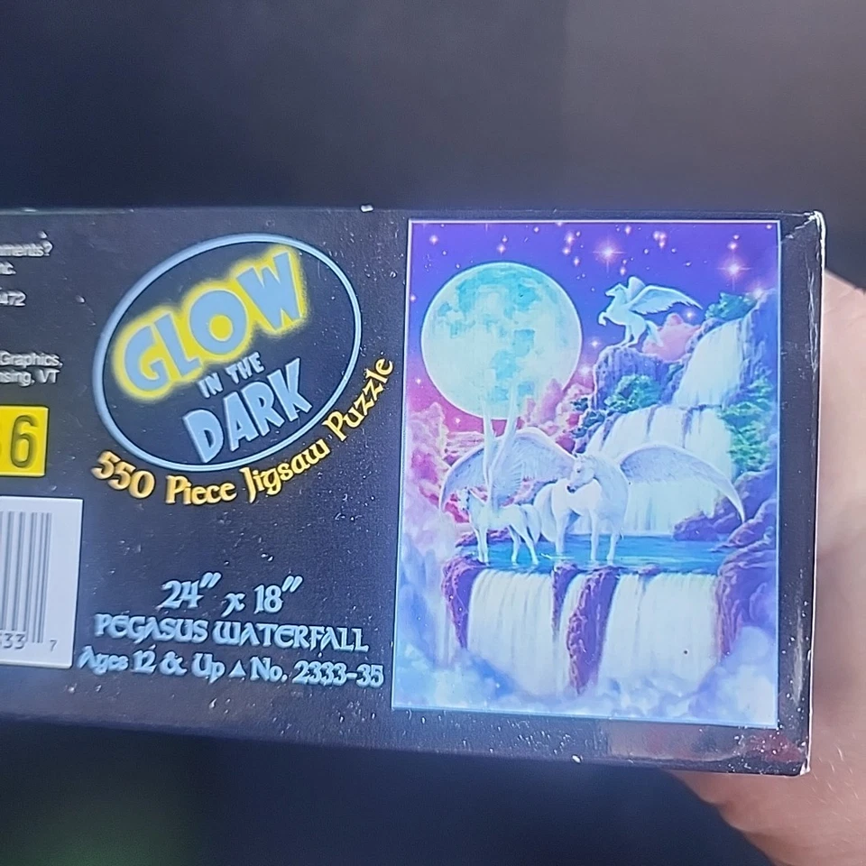 Ceaco зарево головоломка Pegasus водопад 24 «x 18» 550 шт новый запечатанный - Изображение 4 из 4