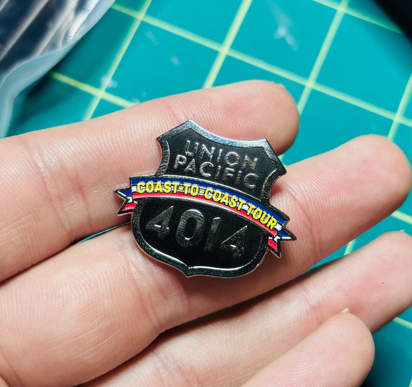 Union Pacific Big Boy 4014 Coast to Coast tour 2026 souvenir pin-NEW