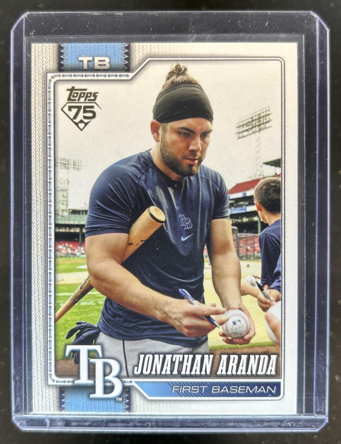 2026 Topps Jonathan Aranda Golden Mirror Variation SSP #326 Rays