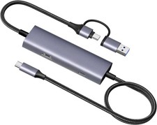 USB-C Video Capture Card - 2K 30Hz - 100W PD - 1080P 60fps - Low Latency