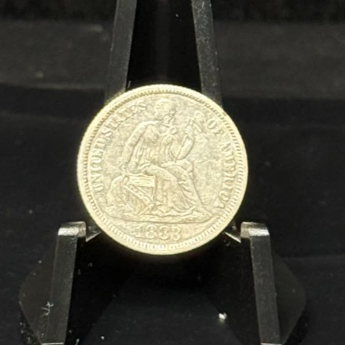 1883 United States Seated Liberty Dime 10C Silver Coin