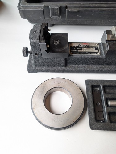 Sunnen CF-1126 Dial Bore Gauge 2-8" Setting Fixture With Case - Picture 2 of 24