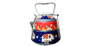 New Designer Printed Indian Tiffin Lunchbox 2 Tier Hand Painted Tiffin