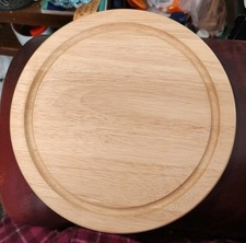 9-3/4" Natural Wood Display Base for 8" Clear Cloche Dome / Bell Jar Display