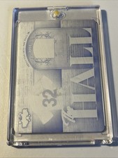 2022 Leaf Lumber The Hall Relics Printing Plate Black 1/1 Steve Carlton TH-54