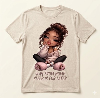 Lazy Day Luxe Graphic The Ultimate Cozy Slay Mockup Weekend Vibes Oversized Tee