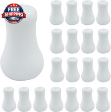 Window Blind Cord Knobs, White, 20 Pack Plastic Cord Tassel Pulls, for Roman S