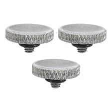 Camera Shutter Button 3pcs Shutter Release Button Knurled, Gray