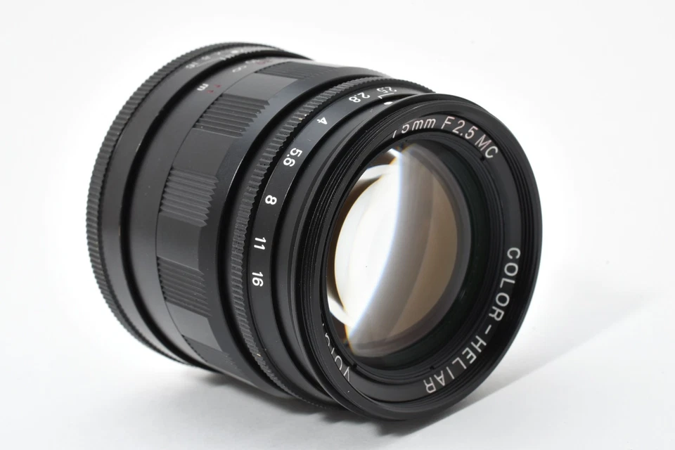No Fog [ TOP MINT ] Voigtlander Color Heliar MC 75mm f/2.5 Black L39 Japan #2363 - Image 4 of 4