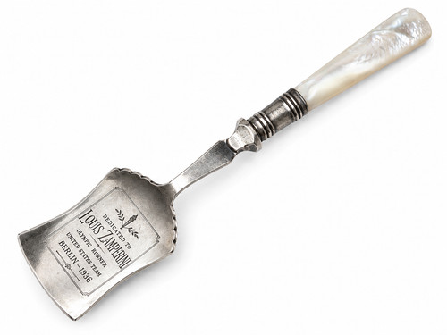 Berlin XI Olympics 1936 Commemorative Silvered Spoon LOUIS ZAMPERINI