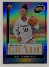Jordan Harrison 2025 Upper Deck World of Sports Making The Grade RC #MTG-HA