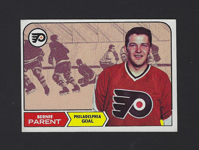1968-69 Topps Bernie Parent RC #89 EX