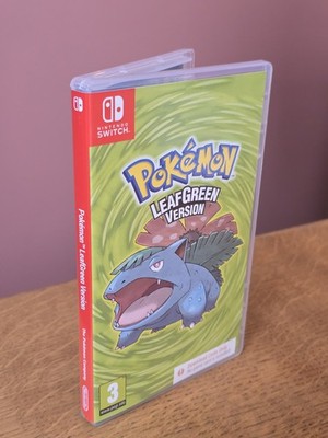 Pokemon Blattgrün Nintendo Switch Vitrine