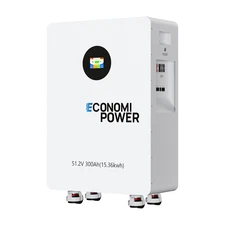 15KWh LiFePO4 51.2V 48V 300Ah Lithium Battery BMS for Home Solar Energy Storage