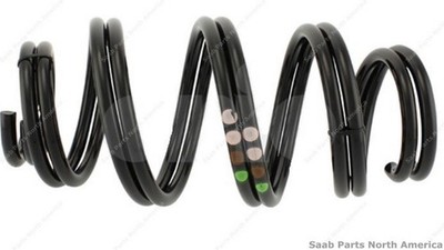 Coil Spring (Pair) 26, 53, X8 For 2009-2011 Saab 9-3 93190625-AG Genuine OEM