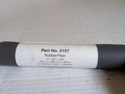 Fel-pro 3157 Rubber-Fiber Gasket Material Sheet 10''x26''x1/32'' New